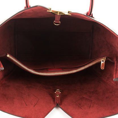 Louis Vuitton Calfskin Monogram Kimono Tote Cherry 5 of 6