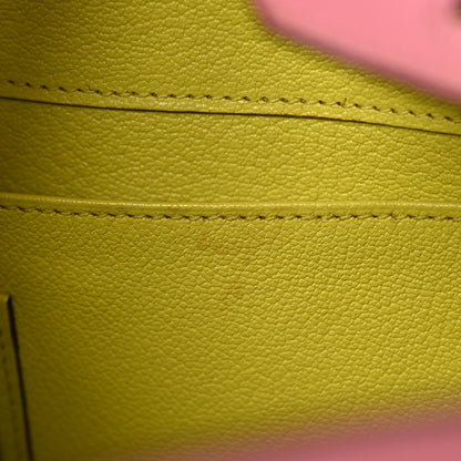 Hermes Chevre Mysore Horseshoe Birkin 30 Rose Confetti Soufre 37 of 47
