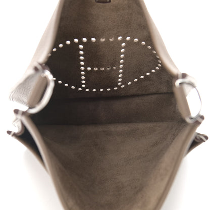 Hermes Taurillon Clemence Evelyne III GM Etoupe 4 of 8