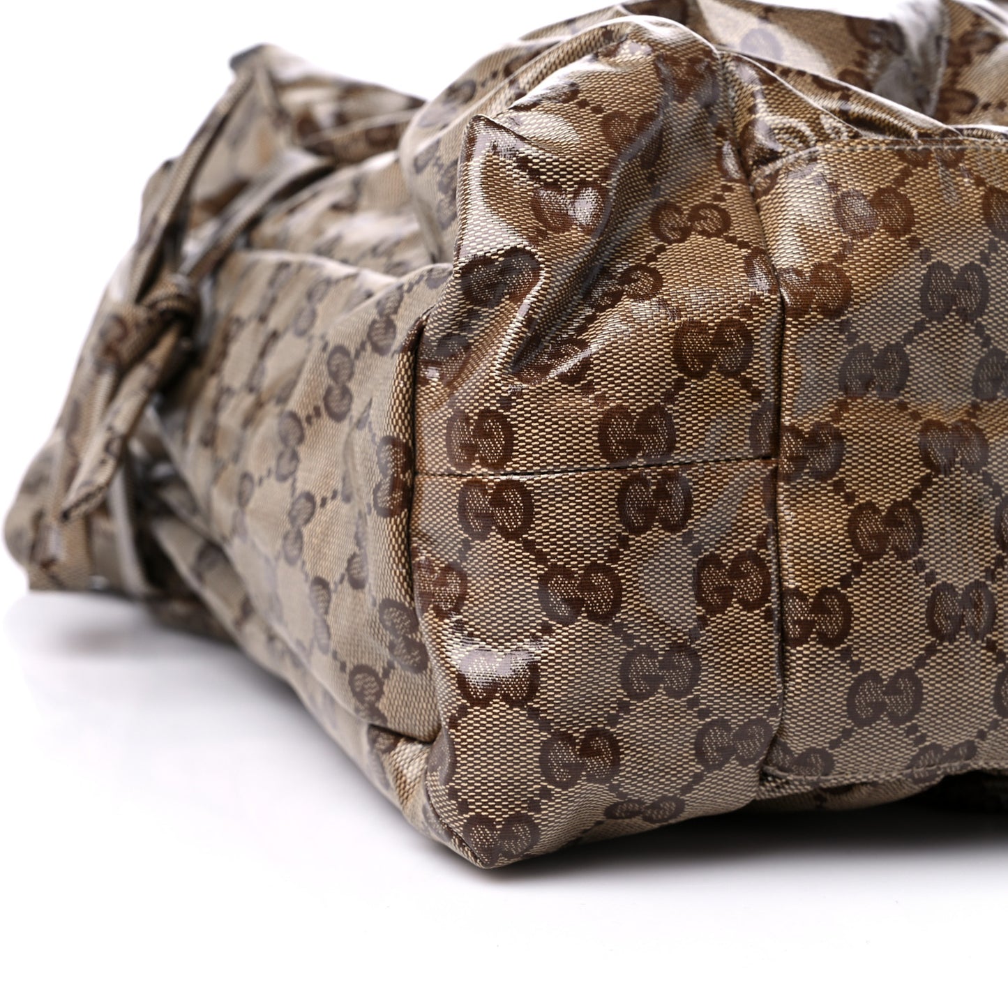 Crystal Monogram Medium Hysteria Tote Brown