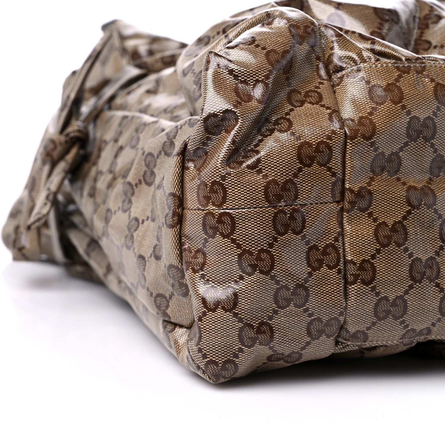 Gucci Crystal Monogram Medium Hysteria Tote Brown 8 of 10