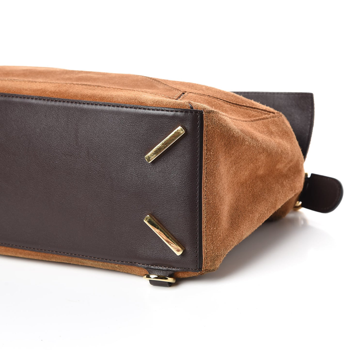 Suede Puzzle Bag Caramel