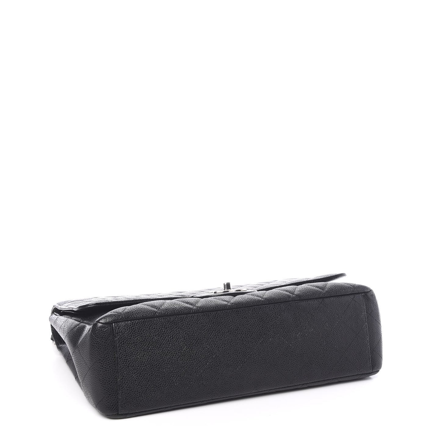 Caviar Quilted Maxi Double Flap Black
