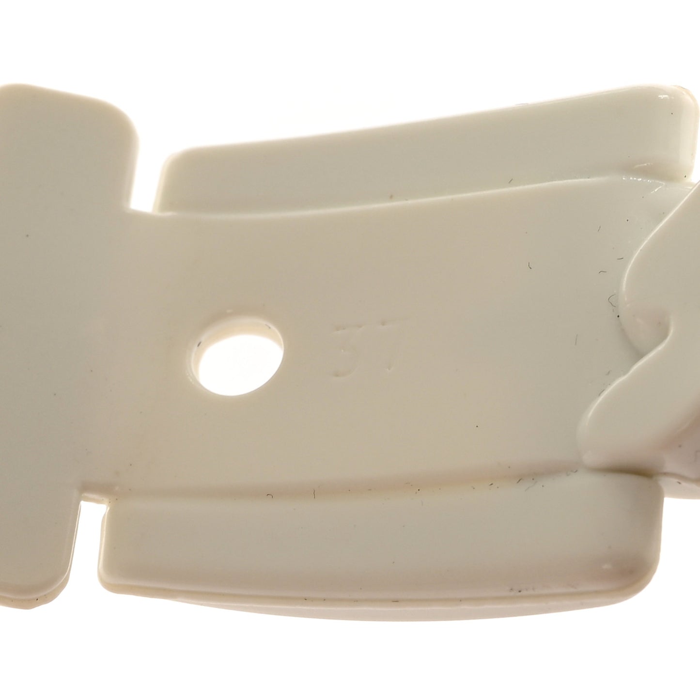 Rubber Womens Slide Sandals 37 White
