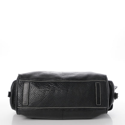 Prada Vitello Daino Side Pocket Tote Black 6 of 20
