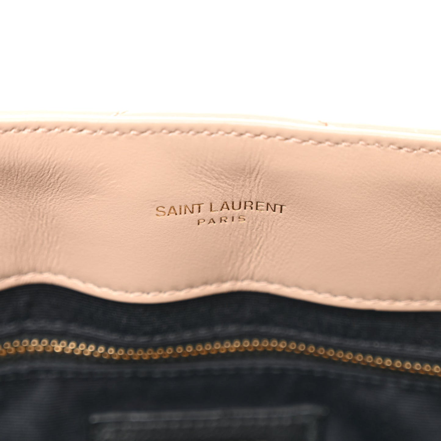 Calfskin Y Quilted Monogram Medium Loulou Chain Satchel Nude Powder