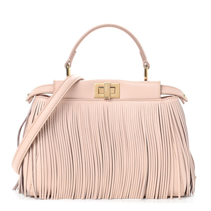 Fendi Nappa Fringe Mini Peekaboo Rosa Quarzo 1 of 4