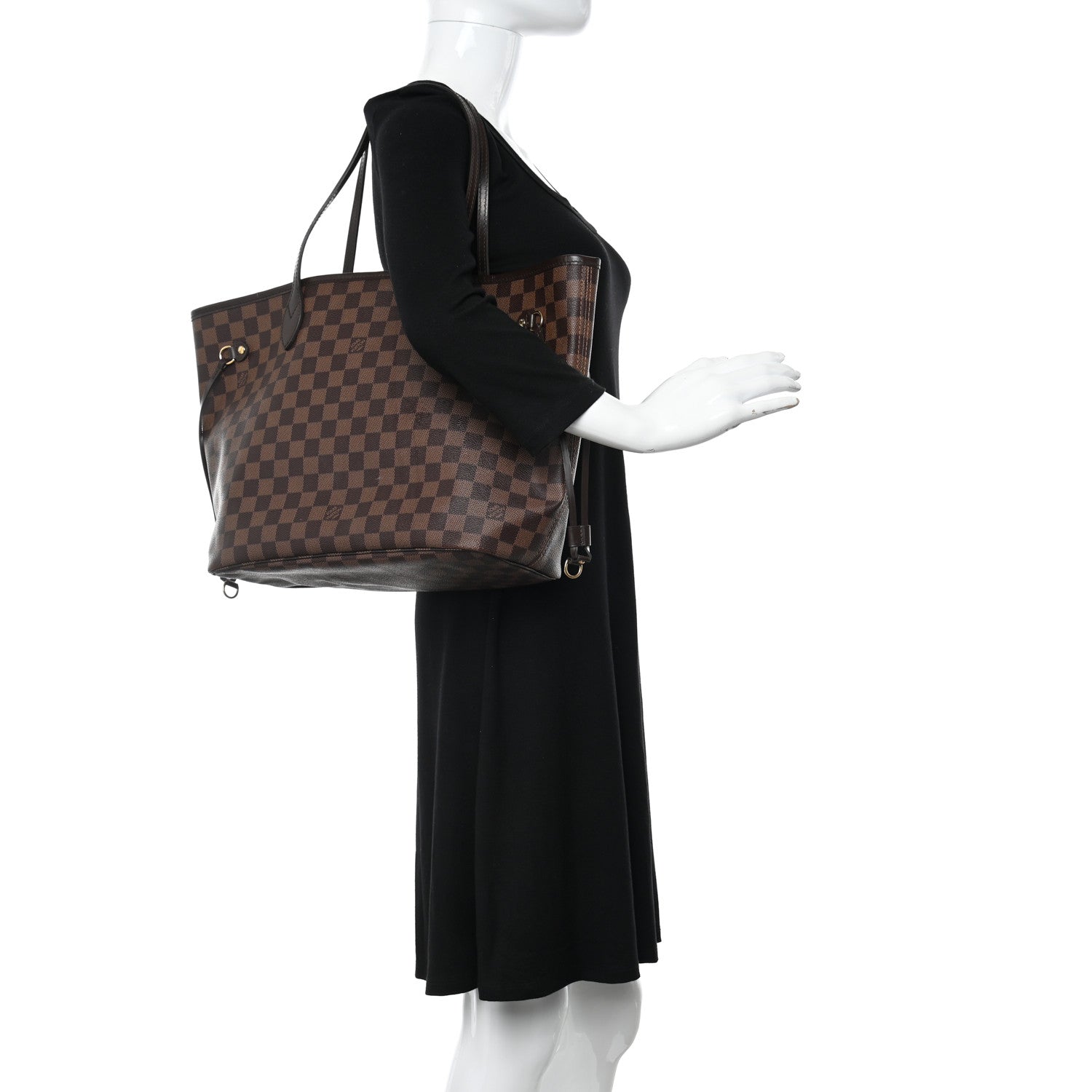 Louis Vuitton Damier Ebene Neo Neverfull MM 2 of 18