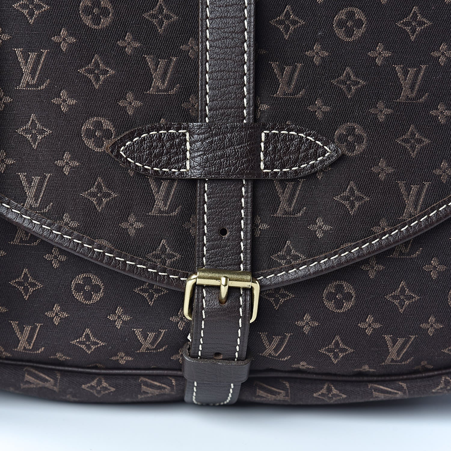 Louis Vuitton Monogram Mini Lin Saumur Ebene 10 of 10