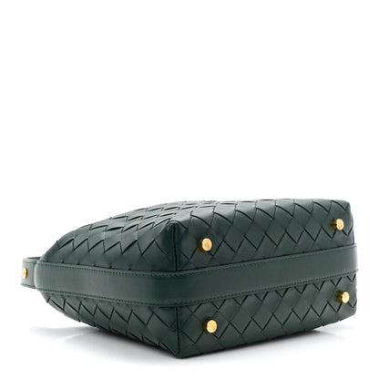 Bottega Veneta Calfskin Intrecciato Mini Wallace Emerald Green 4 of 10