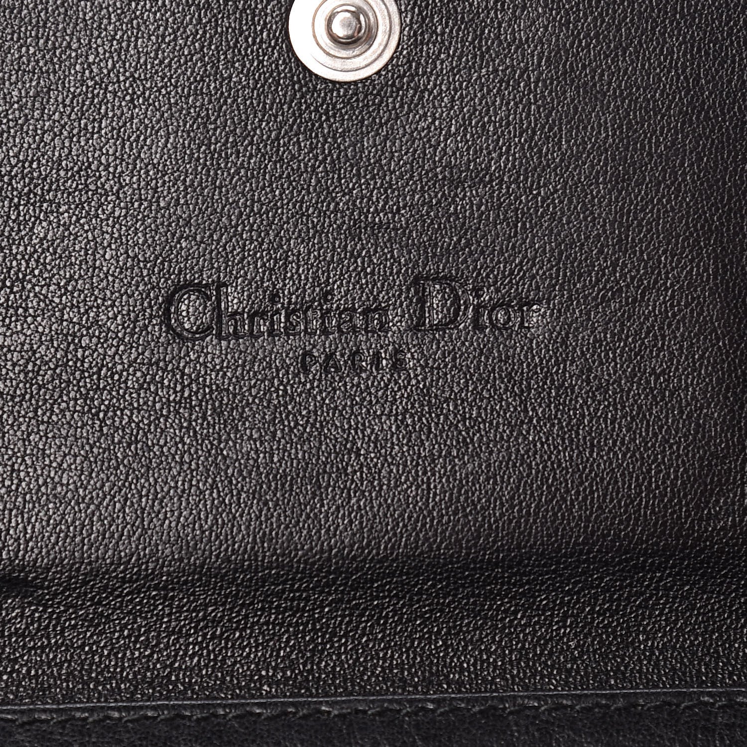 Christian Dior Patent Ultimate Rendez-vous Chain Wallet Black 7 of 11