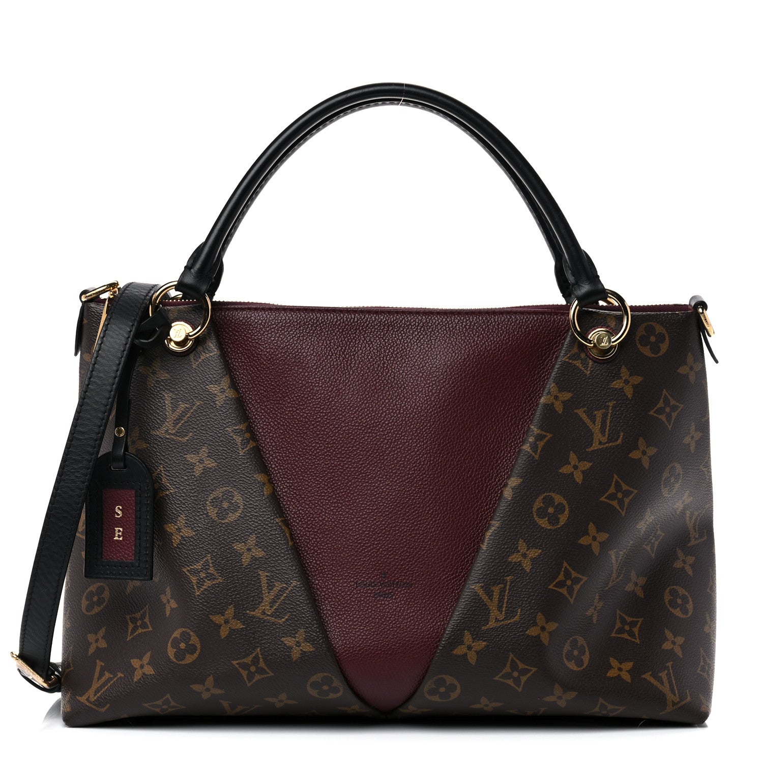 Louis Vuitton Monogram V Tote MM Bordeaux 1 of 14