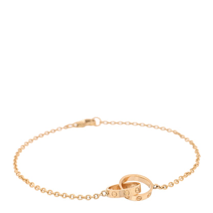 Cartier 18K Yellow Gold Interlocking LOVE Bracelet 1 of 3