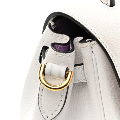 Versace Grained Calfskin Small La Medusa Top Handle Bag White 10 of 15