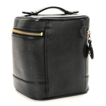 Chanel Caviar Vanity Cosmetic Case Black 3 of 9