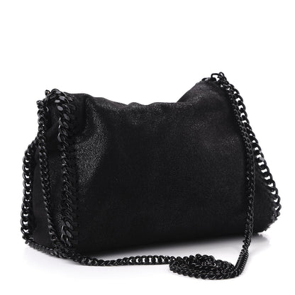 Stella McCartney Shaggy Deer Mini Falabella Tote Black 3 of 10