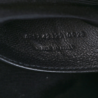 Saint Laurent Velvet Mixed Matelasse Triquilt Small Monogram Satchel Dark Vintage Olive 8 of 11
