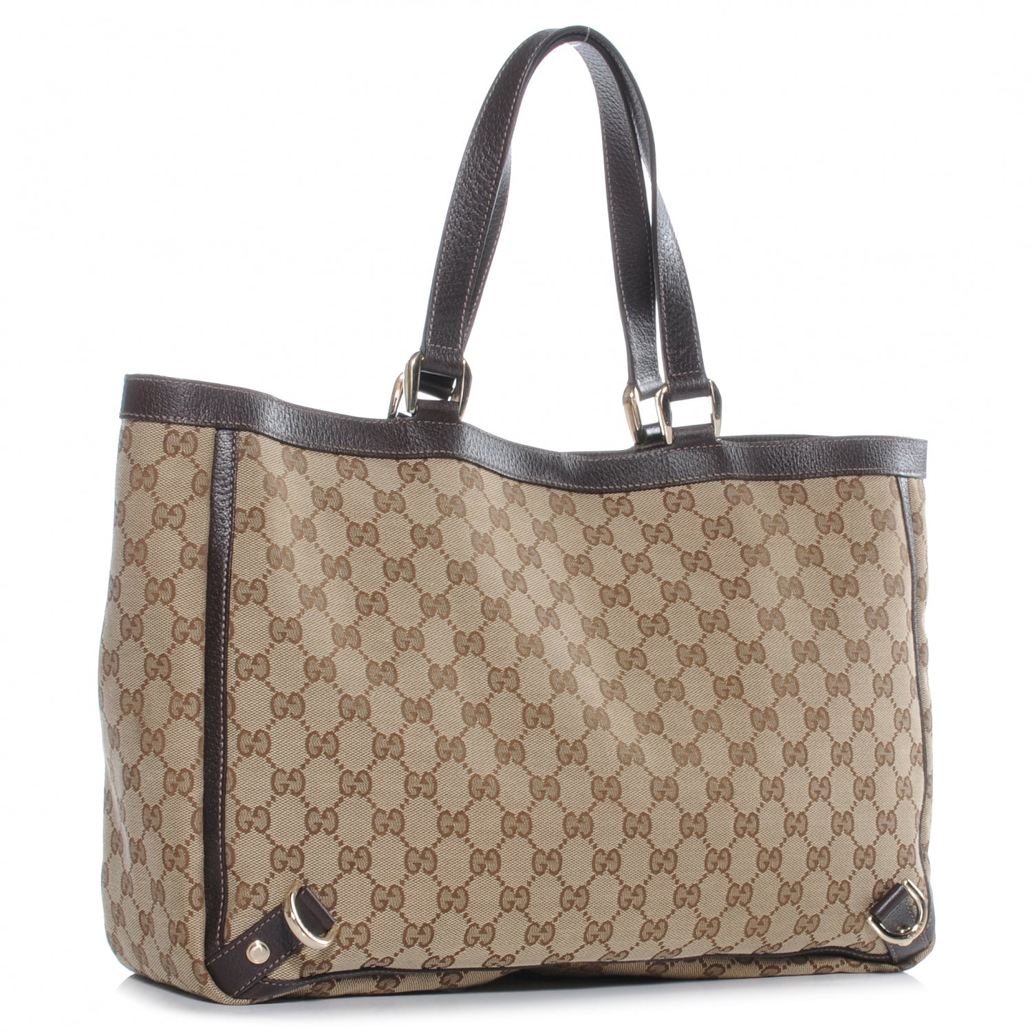 Gucci Monogram Large Abbey Tote Ebony 3 of 7