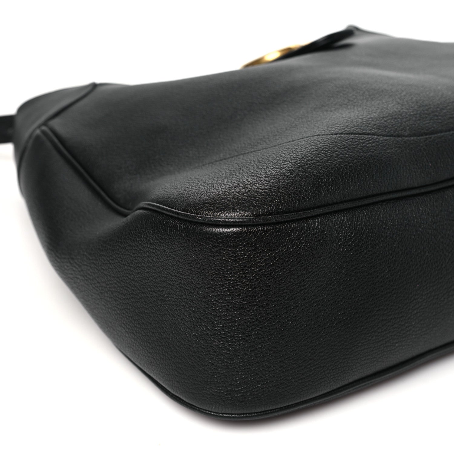 Gucci Goatskin Large Aphrodite Shoulder Bag Black 9 of 10