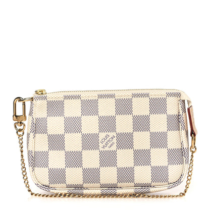 Louis Vuitton Damier Azur Mini Pochette Accessories 1 of 8
