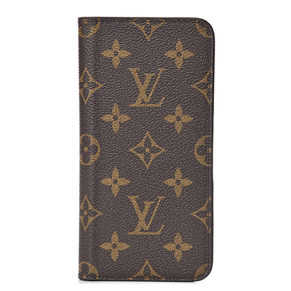 Louis Vuitton Monogram iPhone XS Max Folio Case 1 of 7
