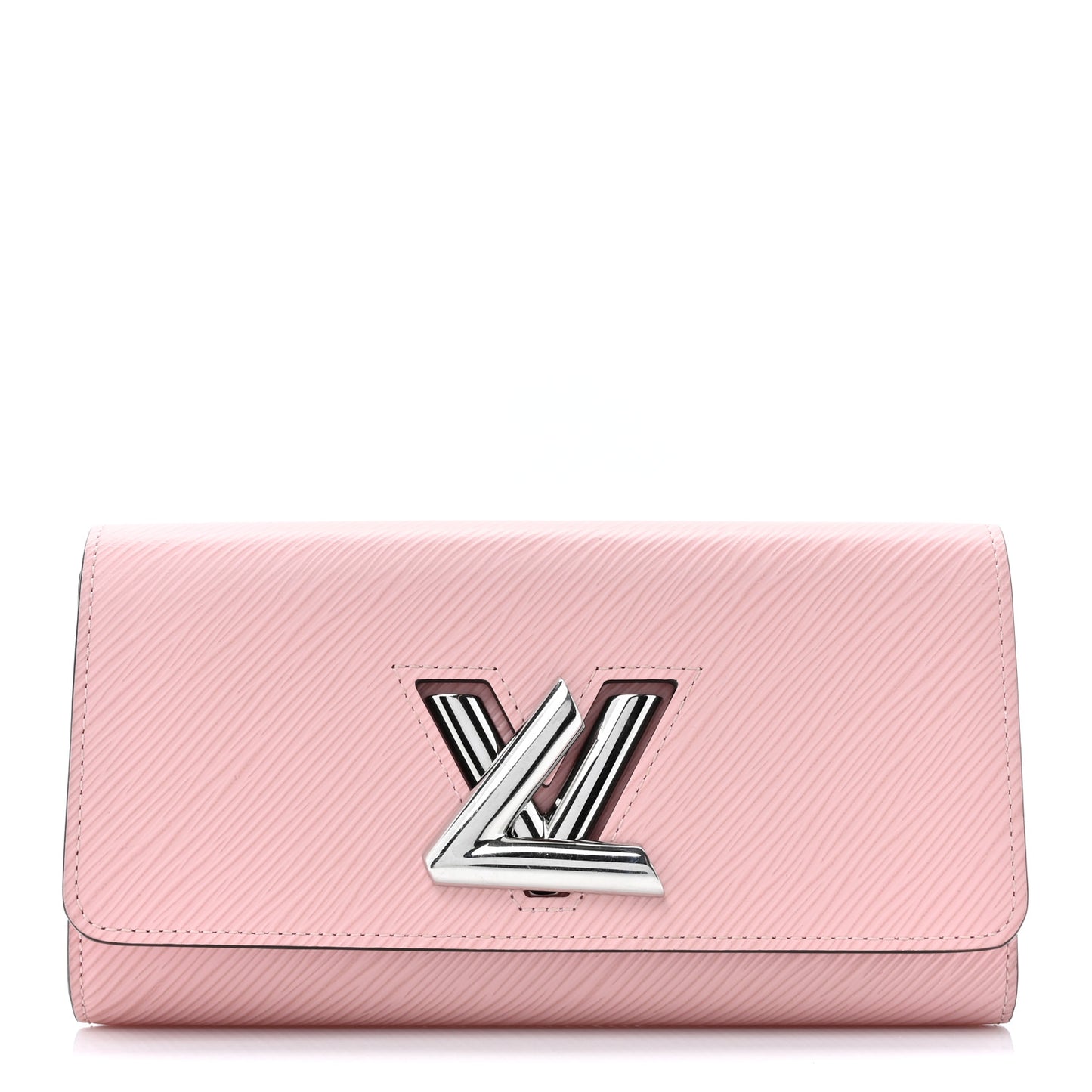 Epi Twist Wallet Rose Ballerine