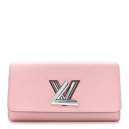 Louis Vuitton Epi Twist Wallet Rose Ballerine 1 of 8