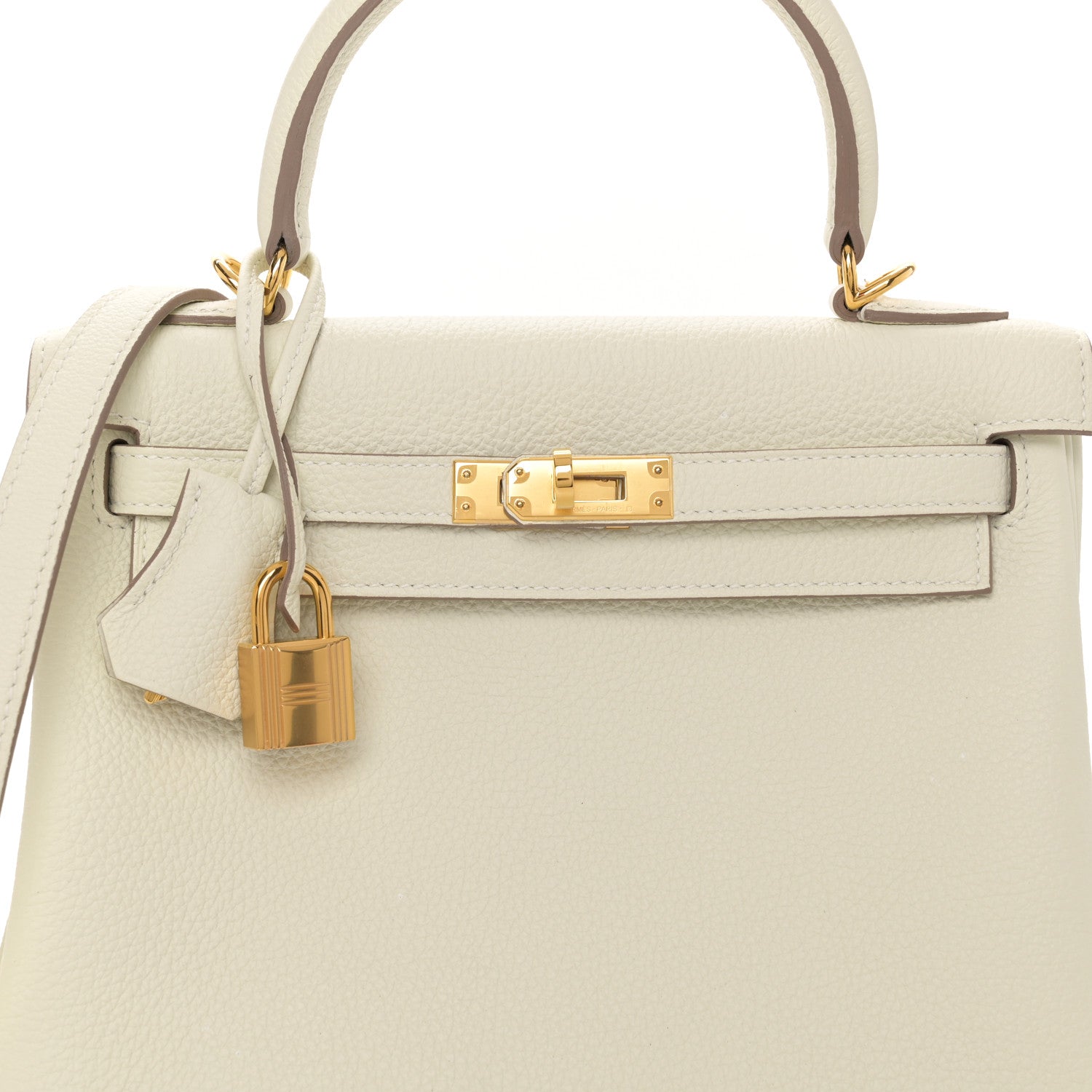 Hermes Togo Kelly Retourne 25 Mushroom 8 of 11