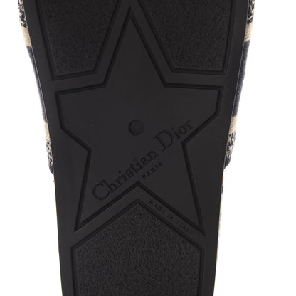Christian Dior Oblique D-Way Platform Sandal 38 Deep Blue 9 of 10