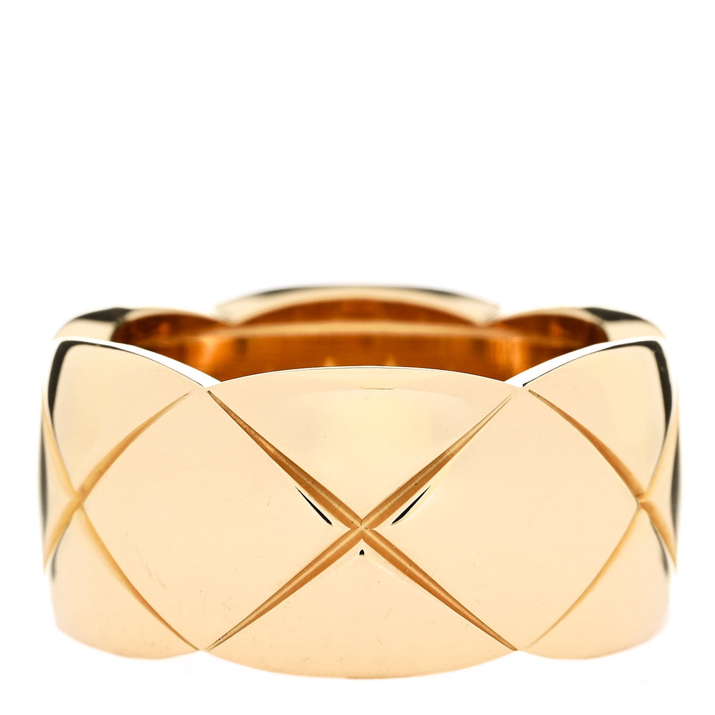 18K Yellow Gold Large Coco Crush Ring 57 8