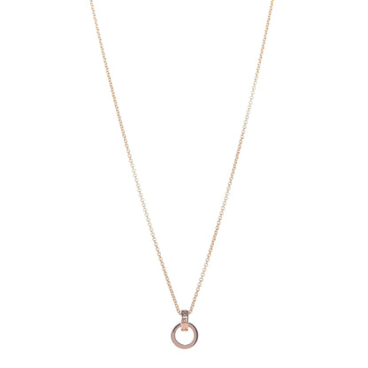 Bulgari 18K Rose Gold Amethyst Pink Tourmaline BVLGARI BVLGARI Pendant Necklace 1 of 11