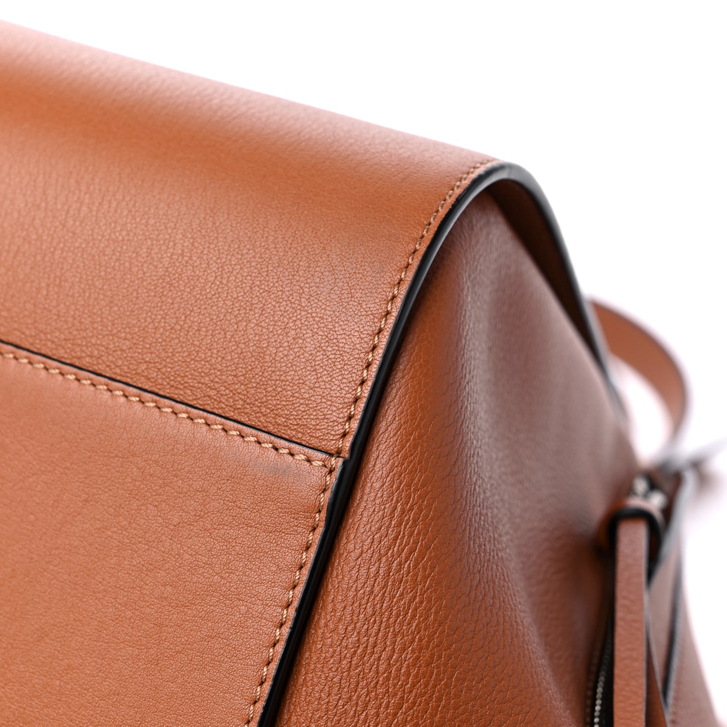 Calfskin Small Hammock Shoulder Bag Tan