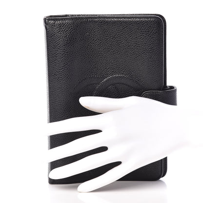 Chanel Caviar CC Medium Ring Agenda Planner Black 2 of 16