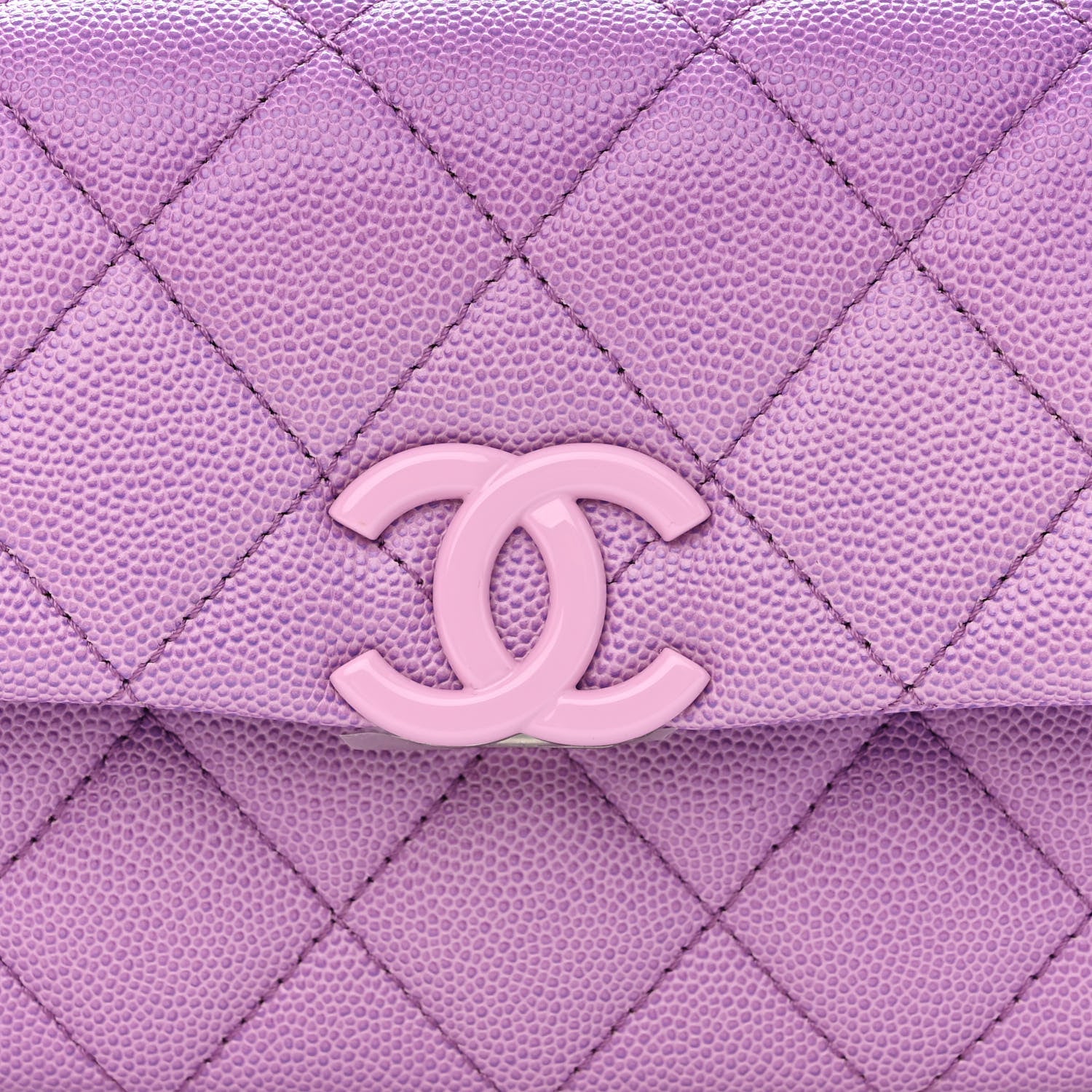 Chanel Shaded Caviar Quilted My Everything Small Flap Purple Light Purple 8 of 11