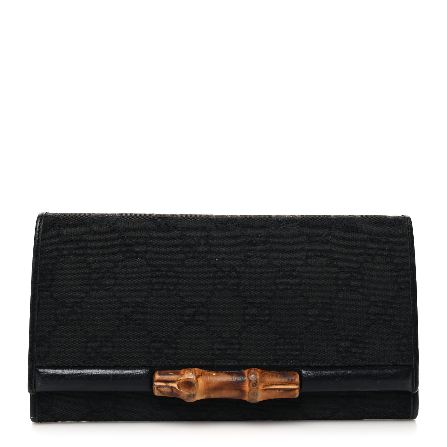 Monogram Bamboo Bar Continental Wallet Black