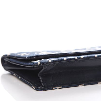 Chanel Denim Coco Wallet On Chain WOC Blue 8 of 12
