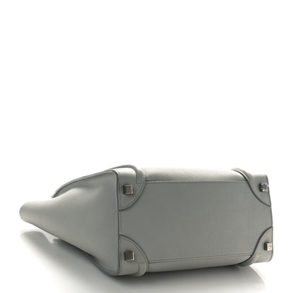 Celine Baby Drummed Calfskin Micro Luggage Sky 4 of 11