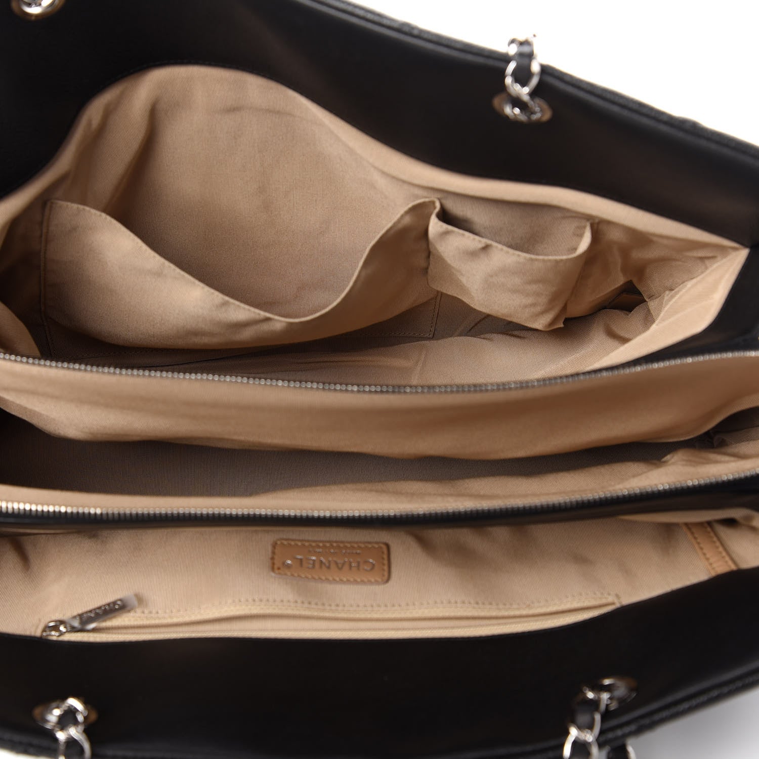 Chanel Caviar Quilted Timeless CC XL Shopping Tote Black 5 of 11