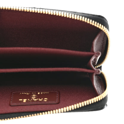 Chanel Caviar Quilted Zip Coin Purse Black 5 of 7