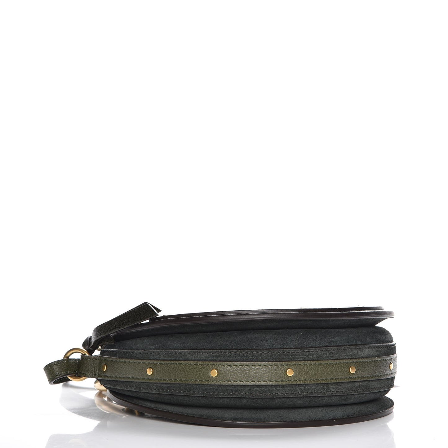 Calfskin Suede Small Pixie Bag Intense Green