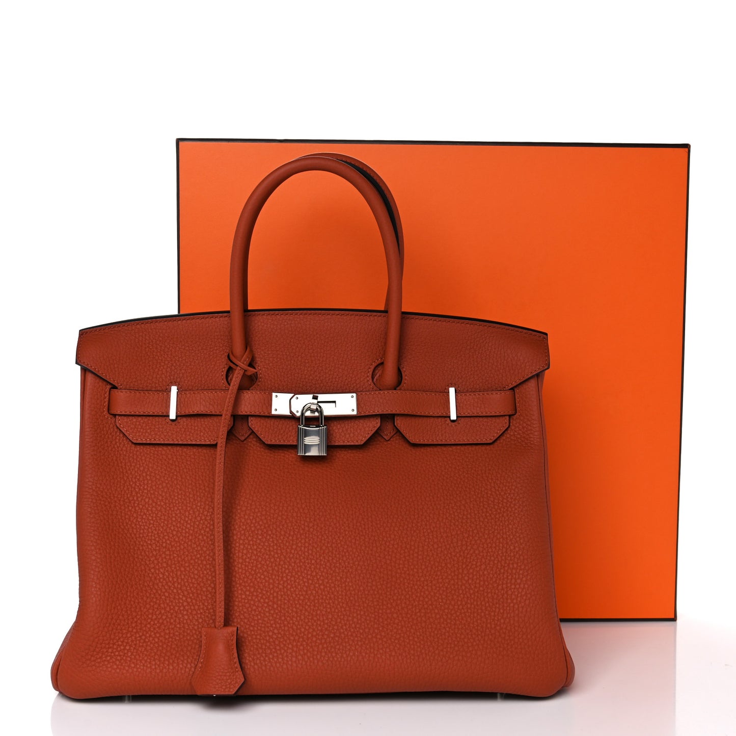 Taurillon Clemence Birkin 35 Cuivre