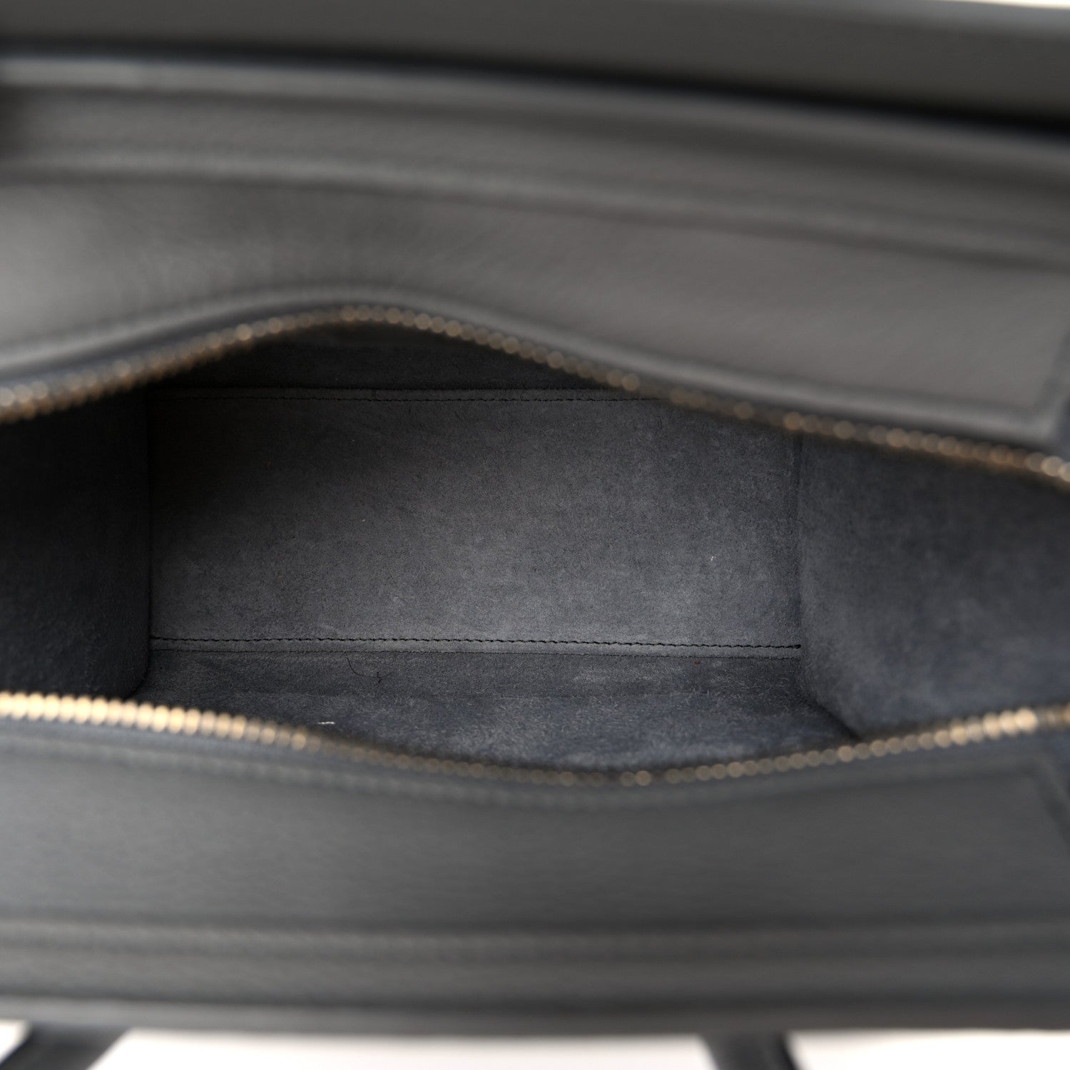 Celine Baby Drummed Calfskin Nano Luggage Kohl 5 of 11
