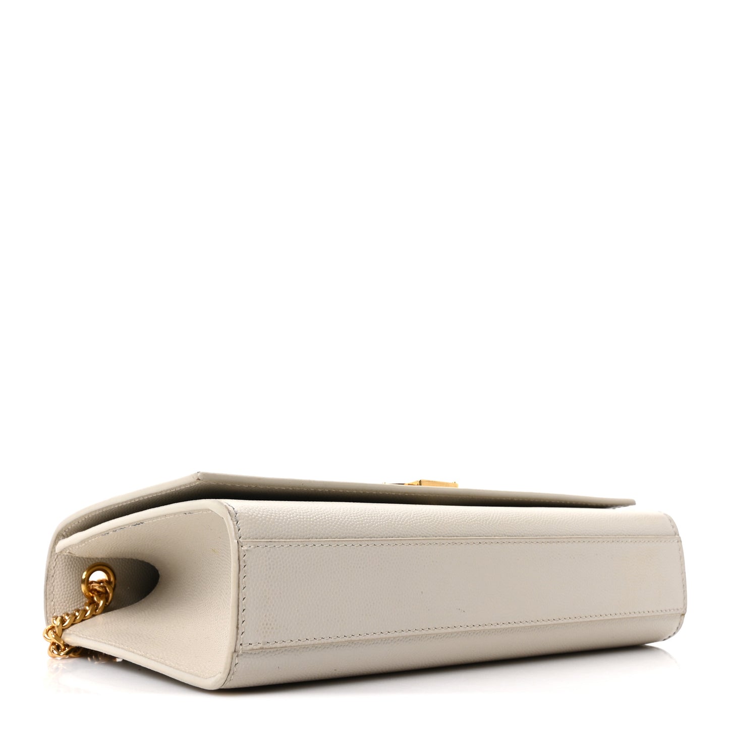 Grain De Poudre Medium Classic Monogram Kate Satchel Crema Soft