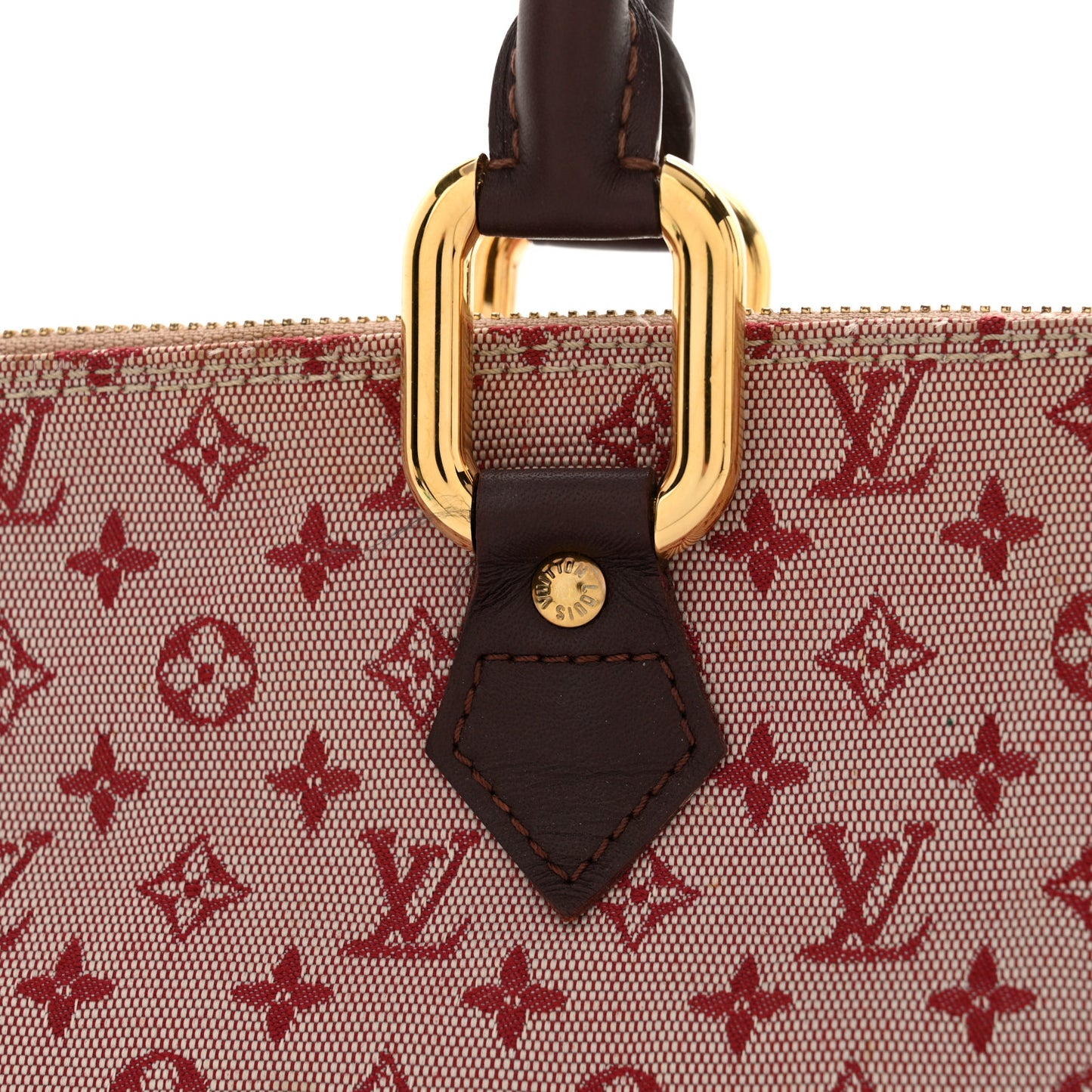 Mini Monogram Alma Long Cherry