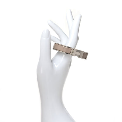 Hermes Enamel Narrow Clic Clac H Bracelet PM Marron Glace 2 of 5