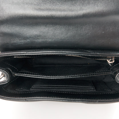 Saint Laurent Calfskin Y Quilted Monogram Toy Loulou Crossbody Bag Black 5 of 12