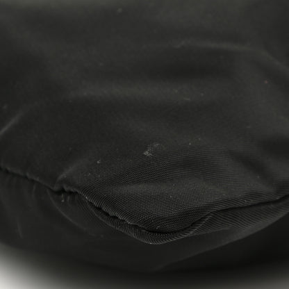 Prada Nylon Small Flat Messenger Bag Black 8 of 9