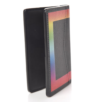 Louis Vuitton Taiga Rainbow Pocket Organizer Black 3 of 7