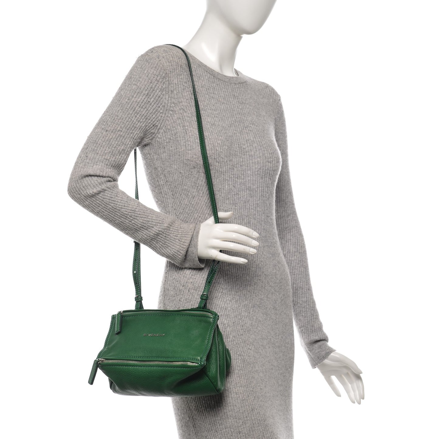 Sugar Goatskin Mini Pandora Emerald