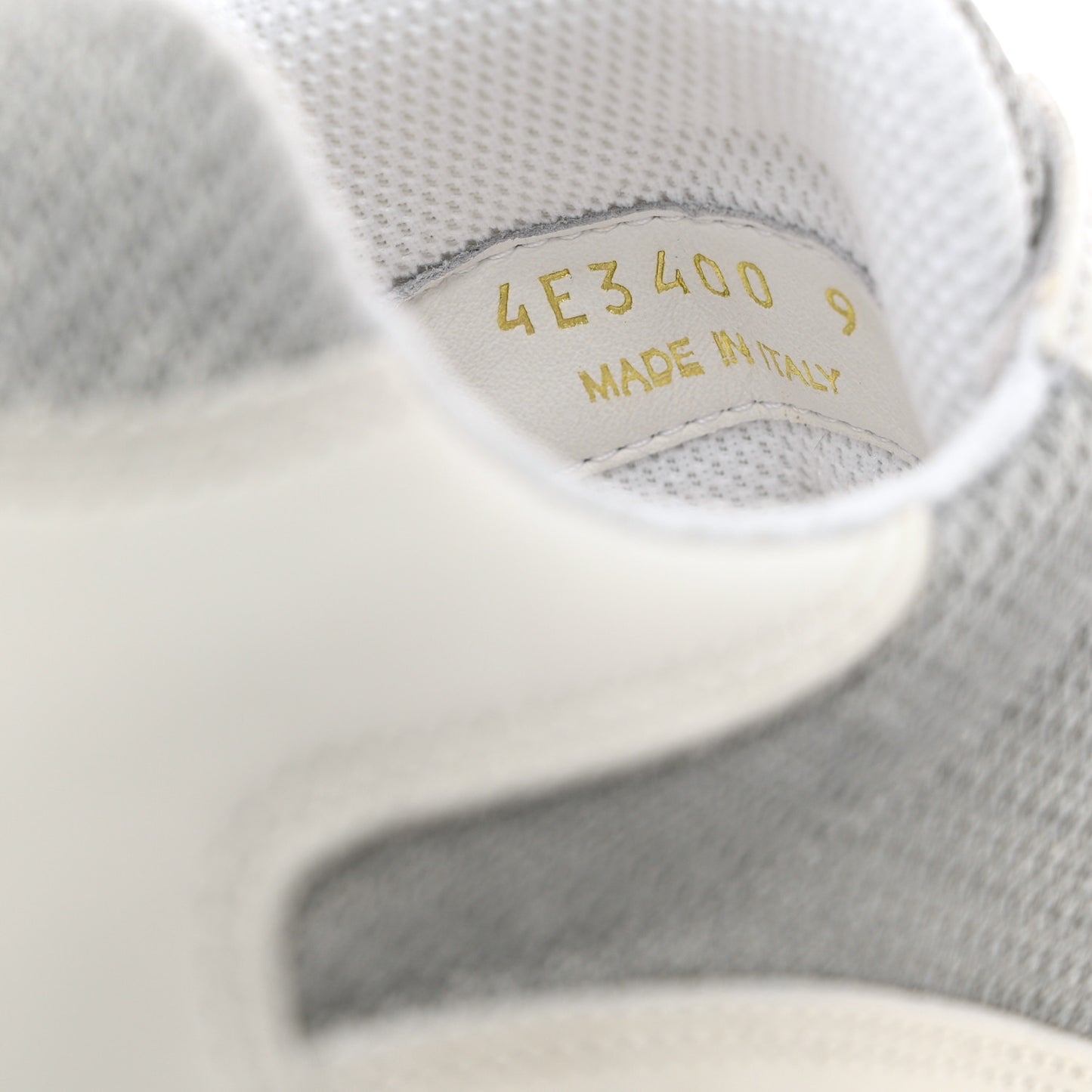 Vitello Soft Mesh Mens America's Cup Sneakers 9 White Argento